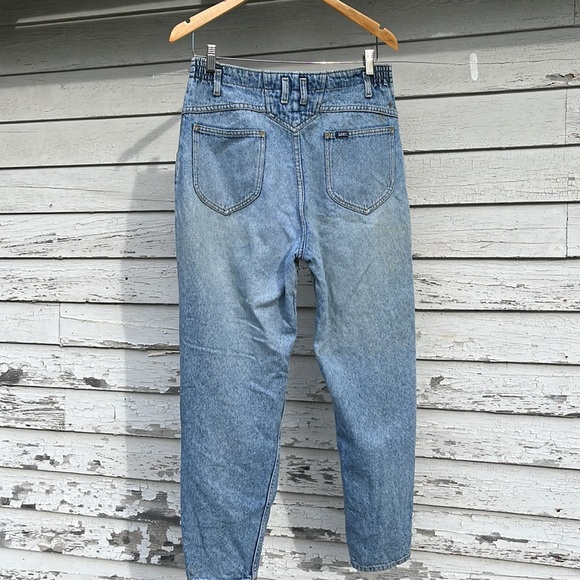 Vintage Lee pleated acid wash high rise - Picture 3 of 7